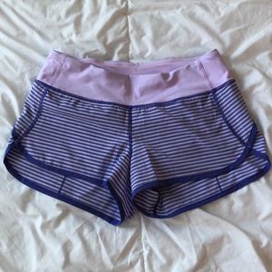 Size 4 purple lululemon shorts